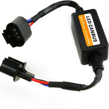 Pair of H13 LED Headlight Canbus Error Anti Flicker Resistor Canceller Decoder