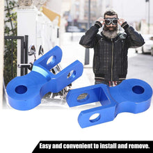 Shock Absorber Riser, 2pcs Universal Motorcycle Rear Shock Absorber Riser Height Extension 5cm Chassis Blue per Motorcycle Modification(With screw)