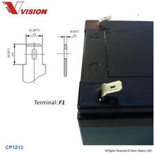 Vision CP1213F1 Battery
