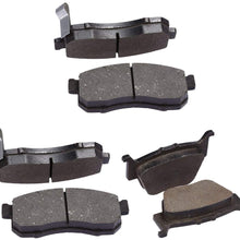 QKPARTS Semi-Metallic Front Rear Brake Pads For 2014-2017 Honda Pioneer 700 New