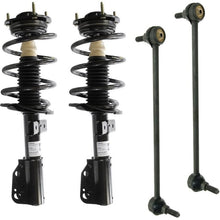 Detroit Axle 172518 Front Strut & Spring Complete Assembly, Sway Bar End Links K750155 for 08-16 Buick Enclave, 09-16 Chevy Traverse, 07-16 GMC Acadia, 07-10 Outlook- [4pc Set]
