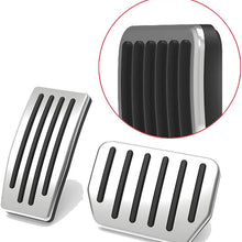 EVFIT Model 3 Performance Pedal Pads, Non-Slip Accelerator Brake Pedal Cover for Tesla Model 3(A Set of 2)