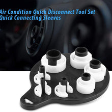 Qii lu 7 in 1 Auto Air Condition Pipe Puller Oil Fuel Line Disconnect Tool Quick Connecting Sleeves