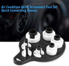 Qii lu 7 in 1 Auto Air Condition Pipe Puller Oil Fuel Line Disconnect Tool Quick Connecting Sleeves