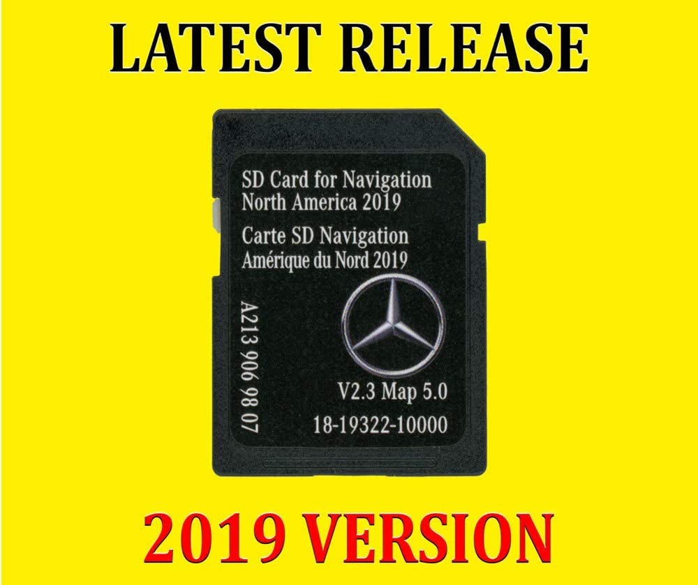 2019 Mercedes-Benz SD Card Navigation North America Part A2139069807 V2.3 Map 5.0