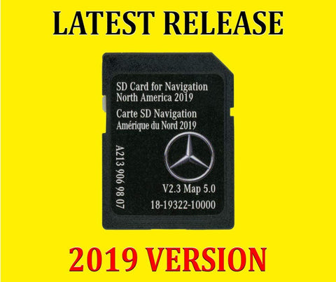 2019 Mercedes-Benz SD Card Navigation North America Part A2139069807 V2.3 Map 5.0