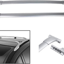 JDMSPEED New Pair Silver Aluminum Roof Rack Top Cross Bar Rail Replacement for Nissan Pathfinder 2013-2019