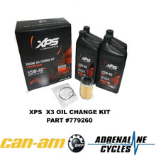 Can Am Maverick X3 Synthetic Blend 5w40 Oil Change Kit #779260