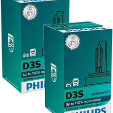 PHILIPS Xenon X-TremeVision Gen2 +150% D3S HID Xenon Bulbs Set Of Two 42403XV2C1