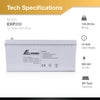 ExpertPower 12_200 12V 200Ah Sealed Lead Acid AGM Battery for Solar Wind Power