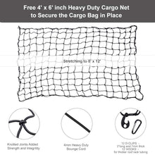 AlltoAuto Truck Bed Cargo Bag with Cargo Net, 100% Waterproof 600D Heavy Duty, Fits Any Truck Size（51''x40''x22'' ） 26 Cubic Feet, Simple and Convenient for Installation…