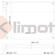 Klimoto Radiator | fits BMW 320 323 325 330 Z4 2.2L 2.5L 2.8L 3.0L 3.2L L6 | Replaces BM3010107 17119071519