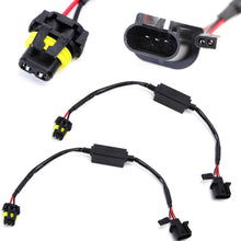 iJDMTOY (2) Easy Relay Harness For H13 9008 Hi/Lo Bi-Xenon Headlight Kit Xenon Bulbs Wiring Controllers