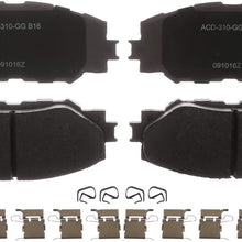 ACDelco Silver 14D1210CHF1 Ceramic Front Disc Brake Pad Set