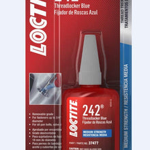 Loctite 487229 Threadlocker 242 All-Purpose Medium Strength Tube, Blue, 6 ml