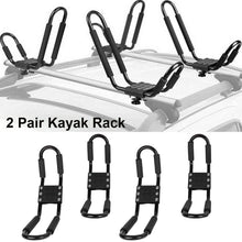 ECCPP Roof Top Cross Bar w/Kayak Rack Set Fit for Cadillac Escalade/for Chevy Suburban/for Chevy Tahoe/for GMC Yukon 2015-2020,Aluminum 2x Roof Rack + 4x Car J-Bar Kayak Rack Cargo Carrier