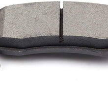 ECCPP Front Rear Ceramic Disc Brake Pad Kit for 2004-2005 Infiniti QX56,2005-2006 Nissan Armada,2004-2007 Nissan Titan