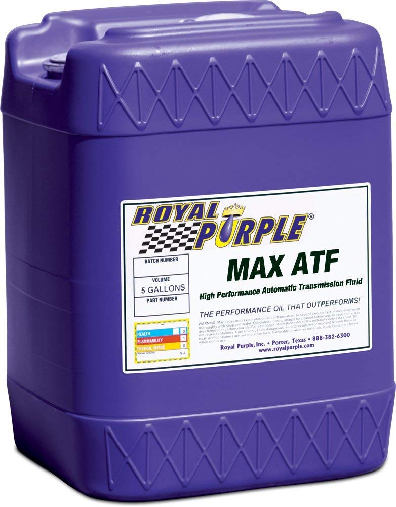 Royal Purple 05320 Max ATF High Performance Multi-Spec Synthetic Automatic Transmission Fluid - 5 gal.