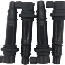 JESBEN F6T558 4Pcs Ignition Coil Replacement for Yamaha FZ1 FZS1 Vmax 1700 YZF-R1 YZF-R6 YZF-R6S 5VY-82310-00-00
