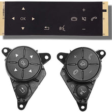 Replacement Window Switch & Steering Wheel Button Stickers For W204 Mercedes