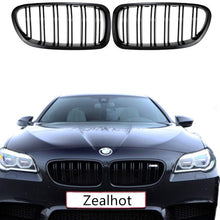 F10 Grille,Front Replacement Kidney Grille Grill for BMW 2010-2017 5 Series F10 F11 F18 M5(M-Color)