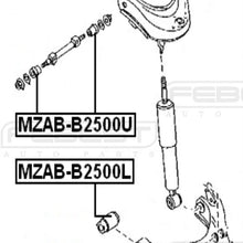 FEBEST MZAB-B2500L Front Lower Arm Bushing