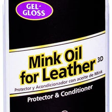Gel-Gloss TRMO-8 Mink Oil Leather Conditioner and Protector- 8 oz.