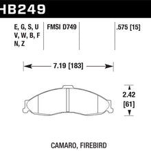 Hawk Performance HB249B.575 HPS 5.0 Disc Brake Pad