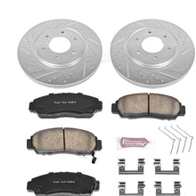 Power Stop K5821 Front Brake Kit with Drilled/Slotted Brake Rotors and Z23 Evolution Ceramic Brake Pads