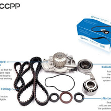 Timing Belt Water Pump Kit ECCPP TBK244 for Honda Accord Odyssey Acura CL Isuzu Oasis 2.2L 2.3L L4 SOHC 16 Valves Engine F22B1 F23A1 F23A4 F23A5 F23A7 (timing belt kit with water pump)