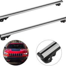 FEIPARTS Roof Rack Crossbars Carrier Rails Roof Bar fit for 2014-2018 for Jeep Cherokee - Max Load 150LBS
