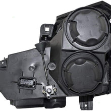 Passengers Halogen Headlight Headlamp Replacement for Cadillac 15826014 AutoAndArt