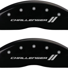 MGP Caliper Covers 12001SCHBRD Caliper Cover with Red Powder Coat Finish, (Set of 4)