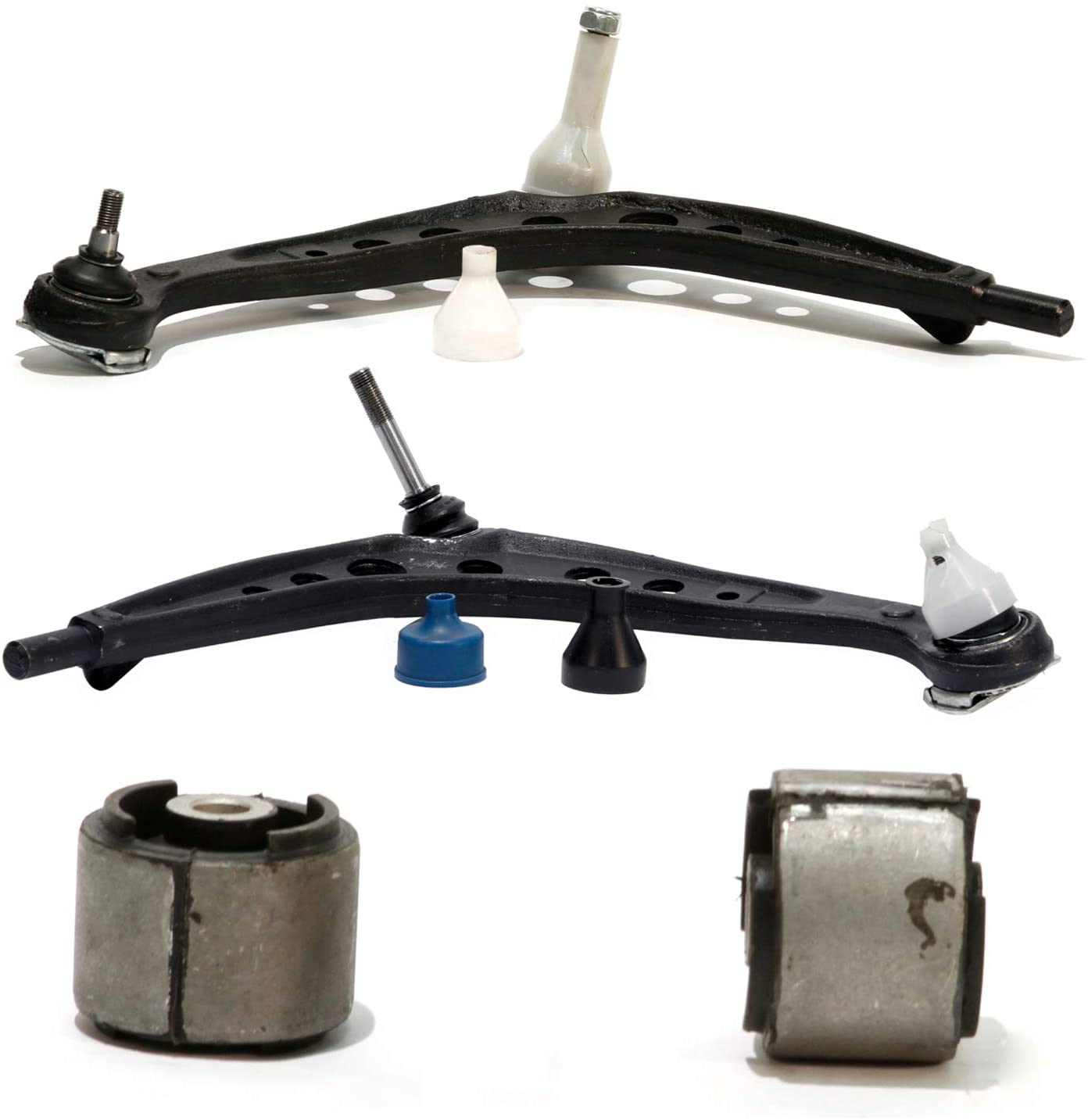 4 Piece Control Arm Kit with Bushings for BMW 3-Series and Z3 Vehicles - Heavy Duty