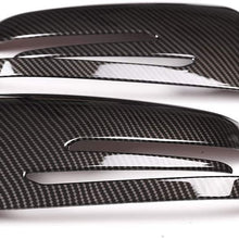 YUECHI for Mercedes Benz A CLA GLA GLK Class W176 W117 X156 X204 2014-2017 Carbon Fiber Side Rear View Mirror Cover Trim