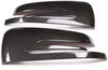 YUECHI for Mercedes Benz A CLA GLA GLK Class W176 W117 X156 X204 2014-2017 Carbon Fiber Side Rear View Mirror Cover Trim