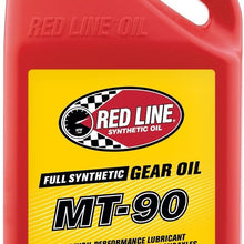 Red Line 50305 Manual Transmission (MT) 90W Gear Oil - 1 Gallon, (Pack of 4)