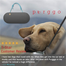 PURGGO Car Air Freshener - Lasts 365+ Days - No Chemicals - 100% Activated Bamboo Charcoal - Fragrance-Free Deodorizer, Auto Odor Eliminator - Absorb Smoke Smell [2Pk]
