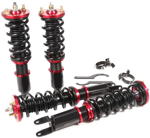 ECCPP Coilover Struts Spring Shocks Adjustable Height Coilovers Suspension Struts Coil Spring Shocks and Struts Fit for 1990-1993 Acura Integra /1988-1991 Honda Civic