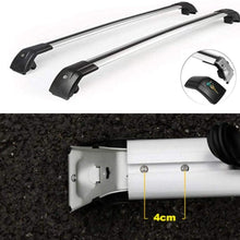 Chebay Roof Rack Rail Cross Bar Crossbar Baggage for Nissan Kicks 2017 2018 2019 2020 2021 Baggage Luggage Rack Rail Aluminum