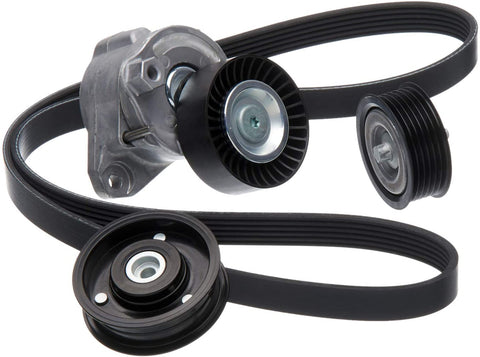 ACDelco ACK060947 Professional Automatic Belt Tensioner and Pulley Kit with Tensioner, Pulleys, and Belt