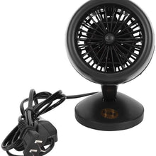 Electric Heater Fan, Household Portable Mini Heater Desktop Mini Winter Warmer Mini Electric Winter Warmer Heater Handy Fan Heater CN Plug 220V (Black)