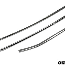 OMAC Stainless Steel Chrome Cover Trim Protector | Chrome Front Bumper Grille Cover and Surround Frame Kit 5 Pcs. | Fits Ford Transit 2019-2021