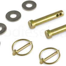 Jeep Wrangler TJ JK JL Sway Bar Quick Disconnect Pins Discos 1997-2019 (Set of 2)