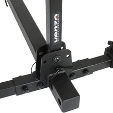 Venzo 2 Bike Bicycle Platform Style Carrier - Bike Rack for Car SUV Truck Tow Trailer Hitch Receiver Mount Size 2" - Sturdy & Rust Proof