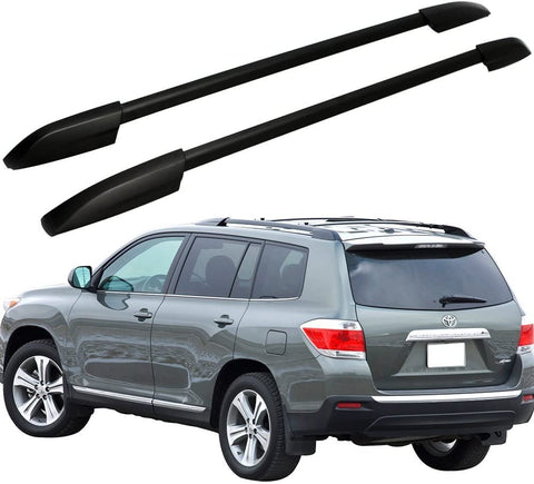 ROSY PIXEL Roof Rack Cross Bars for Toyota Highlander 2008 2009 2010 2011 2012 2013 Luggage Carrier Pair Black