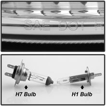 V2 LED Tube DRL Aftermarket Replacement Headlights for Ford F250 350 450 08-10 - Chrome/Clear Lens