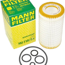 Mann-Filter HU718/5X Mercedes-Benz Engine Oil Filter (Pack of 2)