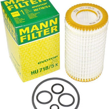 Mann-Filter HU718/5X Mercedes-Benz Engine Oil Filter (Pack of 2)