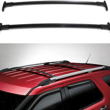 ECCPP Car Top Luggage Carrier Bar Black Fit for 2016 2017 2018 2019 Ford Explorer Sport Utility,Aluminum Roof Rack Cross Bars